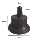 ÇEKYAT - KANEPE AYAĞI GEÇMELİ PLASTİK - KONİK AYAK ÇAKMALI - 1