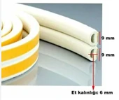 YAPIŞKANLI KAPI FİTİLİ ( 1 METRE FİYATIDIR ) thumbnail 2