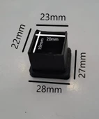 25x25 PLASTİK AYAK İÇTEN GEÇMELİ - 2