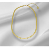 Kadın Yüksek Kalite Çelik Italyan Zincir Kolye 45cm - 1