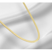 Kadın Yüksek Kalite Çelik Italyan Zincir Kolye 45cm - 2