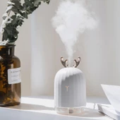 Torima H1 Sevimli Geyik Mini 220ml Hava Nemlendirici Buhar Makinesi Ve Aroma Difüzörü Beyaz - 2