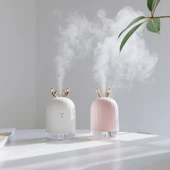 Torima H1 Sevimli Geyik Mini 220ml Hava Nemlendirici Buhar Makinesi Ve Aroma Difüzörü Mavi - 4