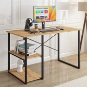 Eportatif Çalışma Masası Raflı Ofis Laptop Bilgisayar Masası 1001 - 1