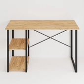 Eportatif Çalışma Masası Raflı Ofis Laptop Bilgisayar Masası 1001 - 6