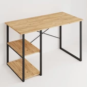 Eportatif Çalışma Masası Raflı Ofis Laptop Bilgisayar Masası 1001 - 7