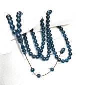 Küre Model 7-7mm Sistemli 99 Habbe Ateş Sıkma Kehribar Tesbih thumbnail 2