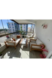 ODUNS Hera 3+1+1 Bahçe Balkon Teras Ahşap Oturma Grubu - 1