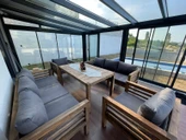 ODUNS Homelos 3+3+1+1 Bahçe Balkon Teras Ahşap Oturma Grubu - 4