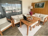 ODUNS Bella 3+2+1 Bahçe Balkon Teras Ahşap Oturma Grubu - 3