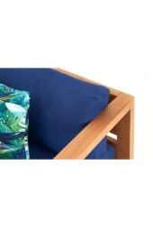 ODUNS Azelya Bahçe Balkon Teras Ahşap Köşe Koltuk Takımı - 3