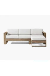 ODUNS Lotus Bahçe Balkon Teras Ahşap Köşe Takımı - 3