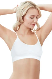 Kadın Dikişsiz Balensiz Desteksiz Dolgusuz Günlük Klasik Spor Sütyeni thumbnail 1