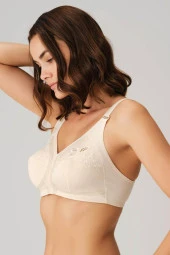 Kadın Balensiz Desteksiz Kahverengi Dolgusuz Toparlayıcı İşlemeli Küçültücü Sütyen - 2