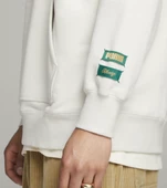 PUMA x RHUIGI Erkek Kapüşonlu KREM Sweatshirt 62088917 - 4