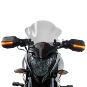 GP Kompozit CF Moto 250 NK 2018-2022 Uyumlu Led Sinyalli Elcik Koruma Siyah - 5