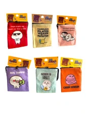 Gülce Güzel Sözlü Çok Amaçlı Anahtarlık Çanta - 1 Adet - 1