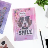 Sulu Çantalı Köpek A5 Defter 1 Adet - 1