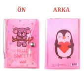 Renkli Mini Kalemli Defter Hayvanlar - 1