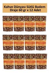 Kahve Dünyası Sütlü Badem Draje 60 gr x 12 Adet - 1