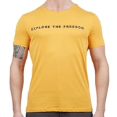 Alpinist Vassi Pamuklu Erkek T-Shirt Hardal thumbnail 1