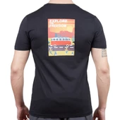 Alpinist Vassi Pamuklu Erkek T-Shirt Siyah thumbnail 3