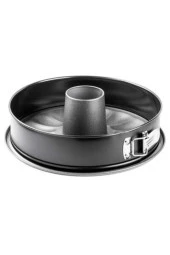 Tantitoni Sılver Kelepçeli Tüplü Yuvarlak Kek Kalıbı 28 Cm (ELVİN HOME CONCEPT) - 1
