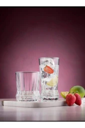 3'lü Gaia Viski-Su Bardak - 1