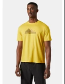 Helly Hansen Tech Graphic Erkek Tişört Sarı HHA.63088HHA348 thumbnail 1