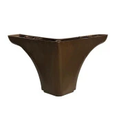 4 Adet Ilgaz Bellona Mobilya Ayak Koltuk Çekyat Ayağı 10 cm Kahverengi - 3
