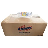 Poppy Şeffaf Plastik Kristal Bardak - 180 Cc. - 180 Ml. - 1000 Adetlik Koli thumbnail 1