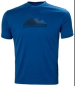 Helly Hansen Tech Graphic Erkek Tişört Mavi HHA.63088HHA606 thumbnail 1