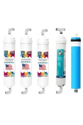 Kapalı Kasa 12" İnç 5li İnline Filtre Seti Nsf Onaylı Standart Membranlı - 1