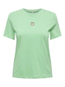 ONLY Bayan Dikiş Detaylı Tişört 15316728 thumbnail 1