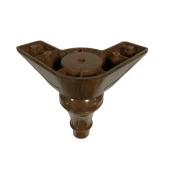 4 Adet Şahin Lükens Ayak Mobilya Koltuk Ayağı 14-17 cm Ayarlı Ceviz - 5