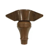 4 Adet Şahin Lükens Ayak Mobilya Koltuk Ayağı 14-17 cm Ayarlı Ceviz - 6