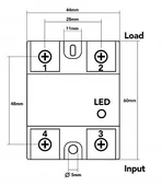 SSR-25DA 25 Amper Solid State Röle (Katı Hal Röle) - 2
