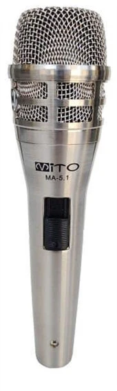 MİT0 MA-5.1 METALİK BEYAZ PROFESYONEL VOKAL MİKROFONU - 1