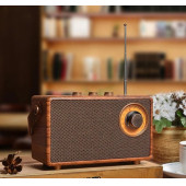 ULVİLA AS23 Nostaljik Şarjlı Fm Radyo, Handfree+Aux+Usb ve Tf Card Okuyuculu Mp3 - 1