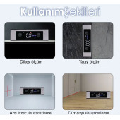 Loyka 5342 Mini Dijital Eğim Ölçer Lazerli thumbnail 7