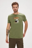 Bad Bear DEREK T-SHIRT THYME Erkek Tişört Yeşil S-XXL - 1