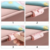 3B Trend 6 Adet Çok Amaçlı Çarşaf Sabitleme Klips Organizer Klips - 3
