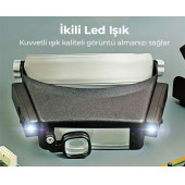 Texta 81007P Led Işıklı Kuyumcu Kafa Büyüteci thumbnail 3