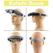 Texta 81007P Led Işıklı Kuyumcu Kafa Büyüteci thumbnail 6