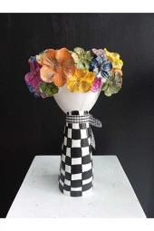 Çiçekli Kız Mackenzie Büyük Boy - 1