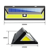 TriLine Solar 180 LED Güneş Enerjili Kumandalı 3 Modlu Duvar Lambası - 5
