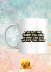 Motivasyon Temalı İngilizce Renkli Baskılı Eğlenceli Özel Tasarım Baskılı Kupa Bardak thumbnail 1