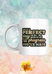 Motivasyon Temalı İngilizce Renkli Baskılı Eğlenceli Özel Tasarım Baskılı Kupa Bardak thumbnail 1