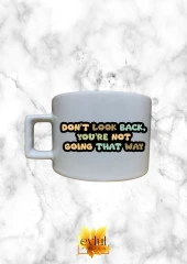 Motivasyon Temalı İngilizce Özel Tasarım Baskılı Kupa Bardak Espresso Türk Kahvesi Bardağı - 1