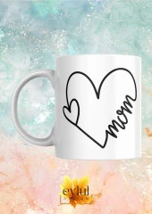 Mom Anne Temalı Baskılı Eğlenceli Özel Tasarım Renkli Baskılı Kupa Bardak Anneler Günü Hediyesi thumbnail 1